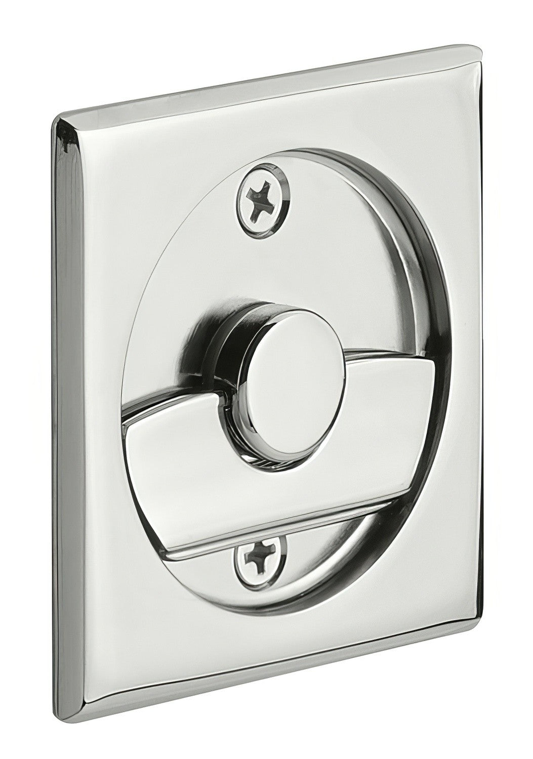 Emtek 2135US26 privacy pocket door lock, additional view