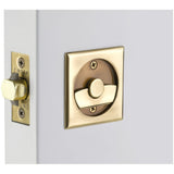 Emtek 2135US3NL unlacquered brass privacy pocket door lock