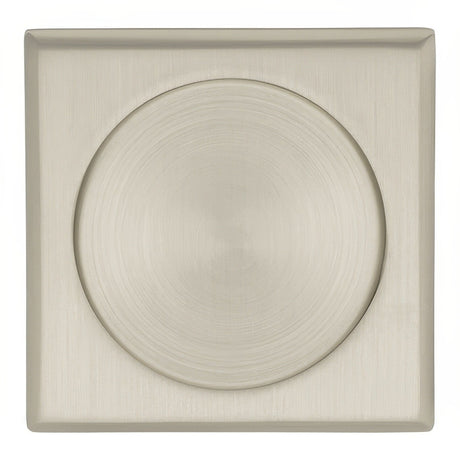 Emtek 2136US15 satin nickel tubular lock with edge pull