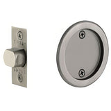 Emtek 2144US15A pewter passage pocket door lock