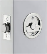Emtek 2145US26 polished chrome privacy pocket door lock