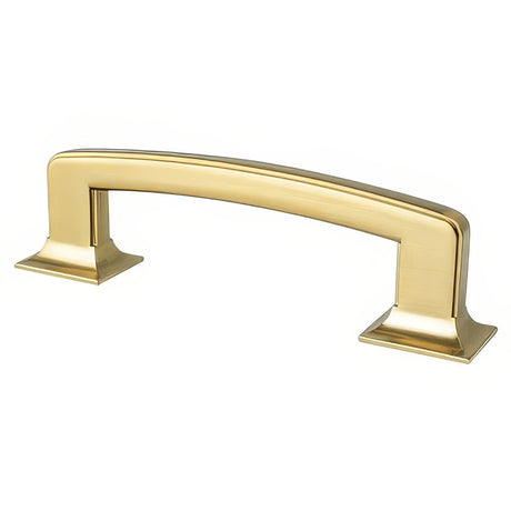 Berenson 2152-1MDB-P modern brushed gold cabinet handle pull