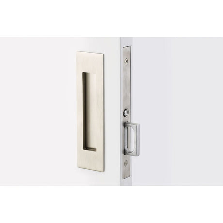 Emtek 2154US15134 satin nickel passage pocket door lock