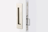 Emtek 2154US15138 passage pocket door lock in satin stainless, additional view