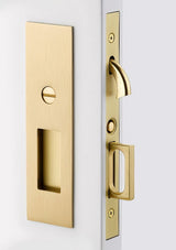 Emtek 2154US19138 flat black passage pocket door lock