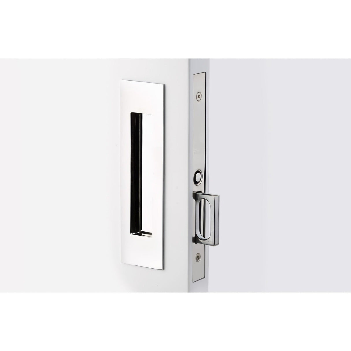 Emtek 2154US26134 polished chrome passage pocket door lock