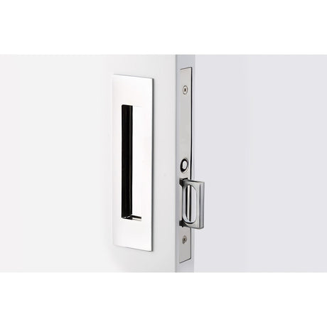 Emtek 2154US26134 polished chrome passage pocket door lock