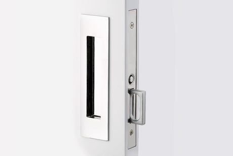 Emtek 2154US26138 polished chrome passage pocket door lock
