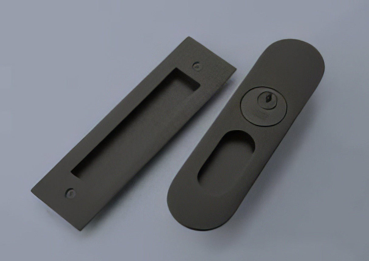 Emtek 2155US10B134 oil rubbed bronze passage pocket door lock