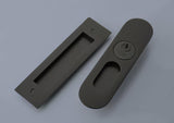 Emtek 2155US10B134 oil rubbed bronze passage pocket door lock