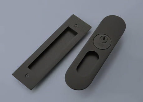 Emtek 2155US10B134 oil rubbed bronze passage pocket door lock