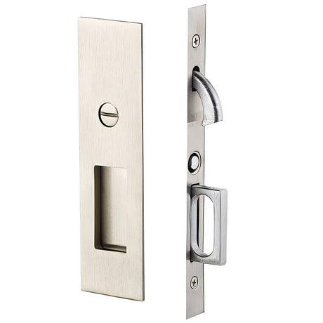 Emtek 2155US15138 satin nickel passage pocket door lock