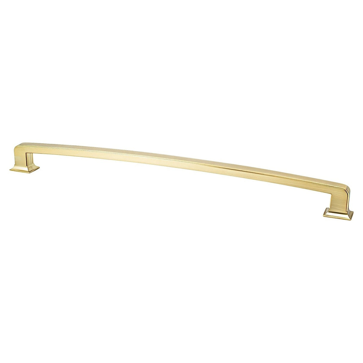 Berenson 2157-1MDB-P modern brushed gold cabinet pull / appliance pull
