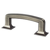 Berenson 2159-1VTN-P vintage nickel cabinet handle pull