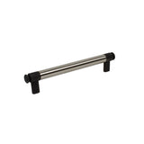 Century Hardware 21839A-15BS matte black steel cabinet pull