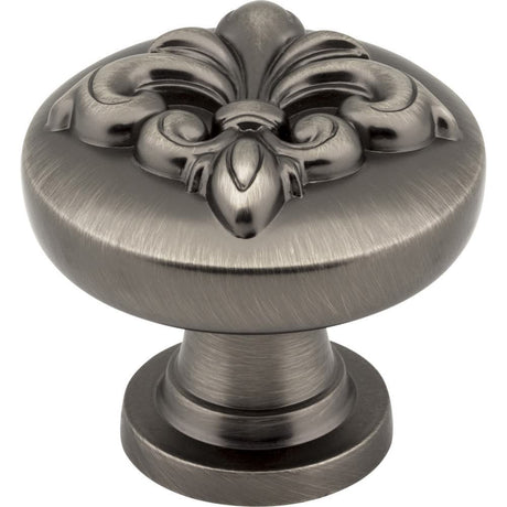 Jeffrey Alexander 218BNBDL Lafayette cabinet knob in satin stainless, additional view