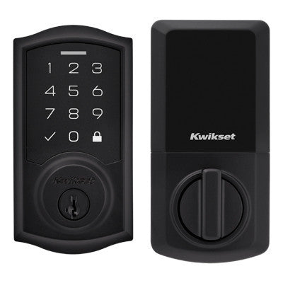 Kwikset SmartCode Electronic Deadbolt with SmartKey in Satin Nickel