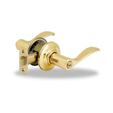 Yale 21NW3 polished brass passage door lever
