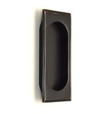 Emtek 2201US19 flat black sliding door pull