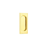 Emtek 2201US3NL unlacquered brass sliding door pull