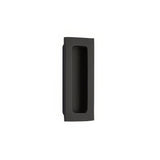 Emtek 220304US19 flat black flush pull