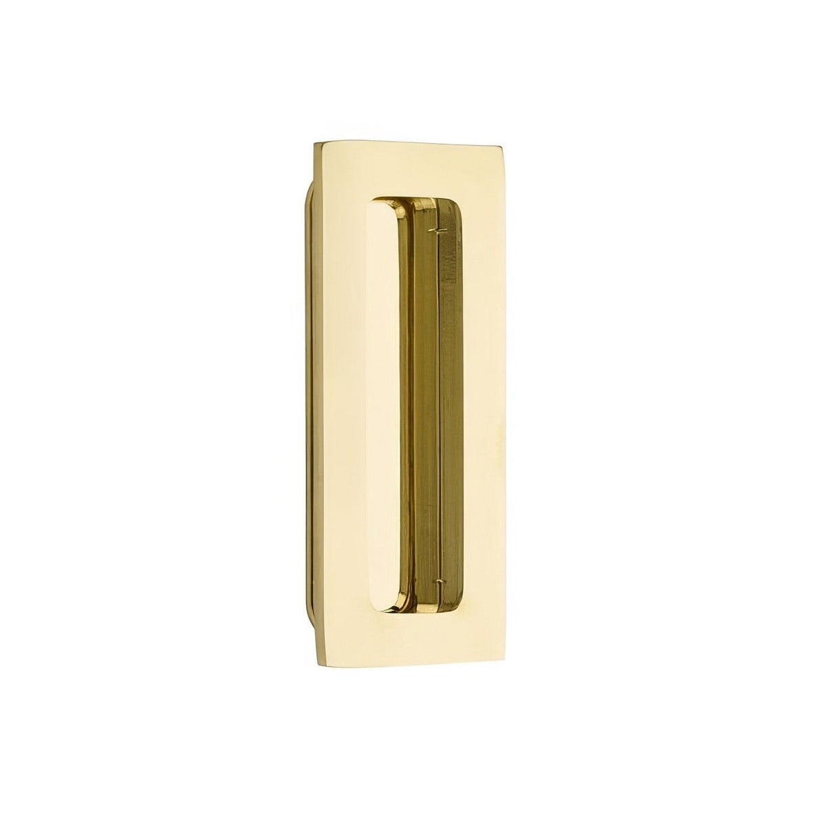 Emtek 220304US3NL unlacquered brass flush pull