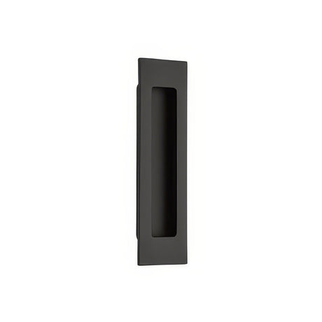 Emtek 220306US19 flat black flush pull