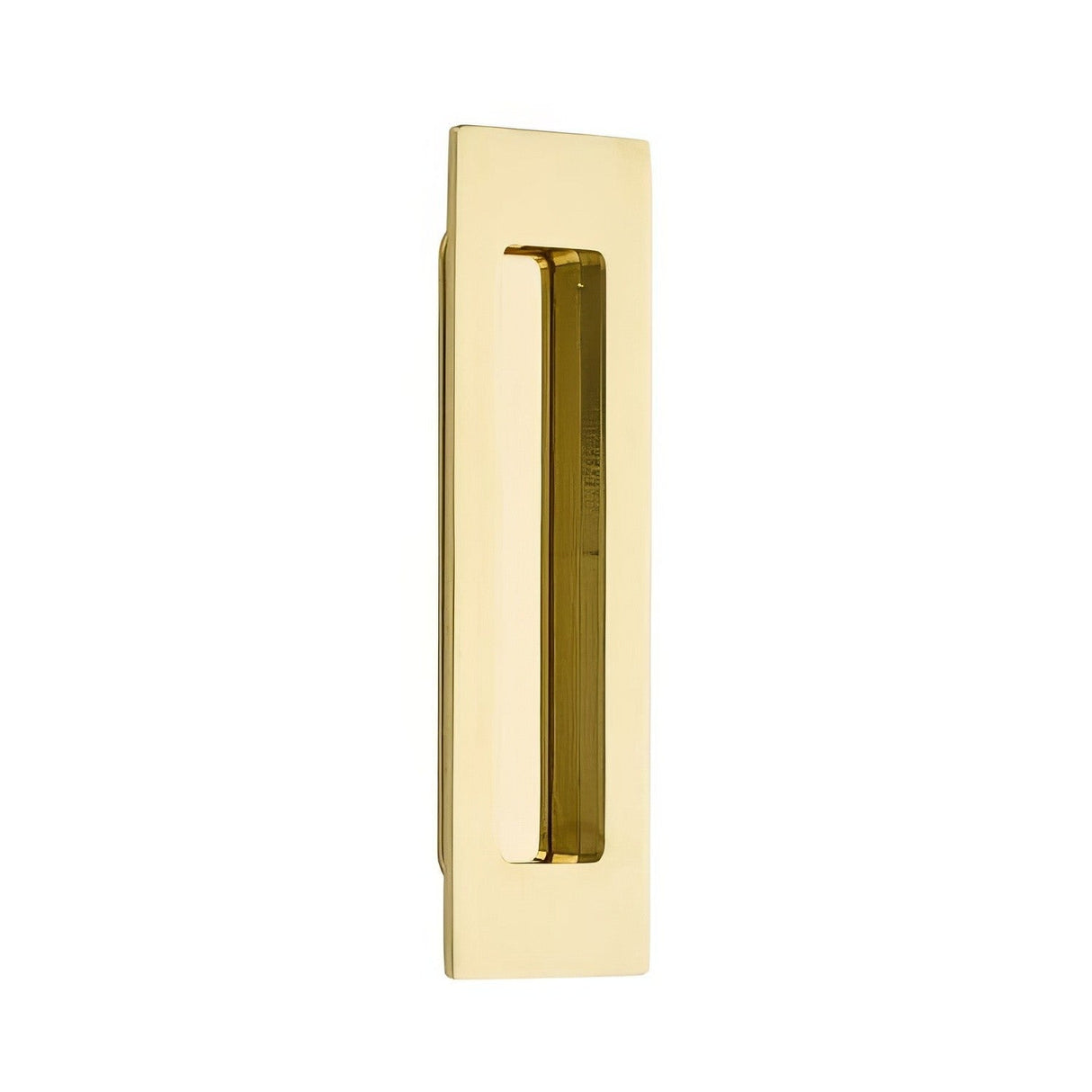 Emtek 220306US3 lifetime polished brass flush pull