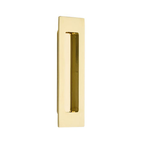 Emtek 220306US3 lifetime polished brass flush pull