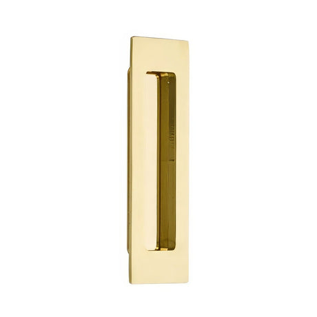 Emtek 220306US3NL unlacquered brass flush pull