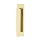 Emtek 220307US3 lifetime polished brass flush pull