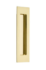 Emtek 220307US3NL unlacquered brass flush pull