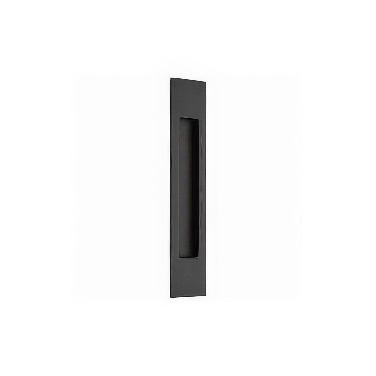 Emtek 220310US19 flat black flush pull