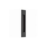 Emtek 220310US19 flat black flush pull