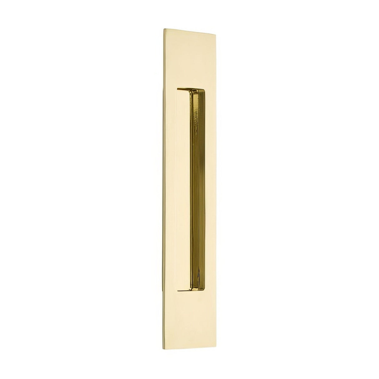 Emtek 220310US3 lifetime polished brass flush pull