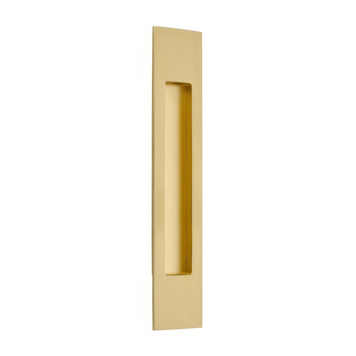 Emtek 220310US4 satin brass flush pull