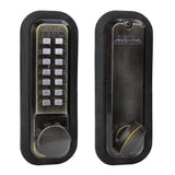 Lockey 2210AB 2200 Series mechanical pushbutton locksets, additional view