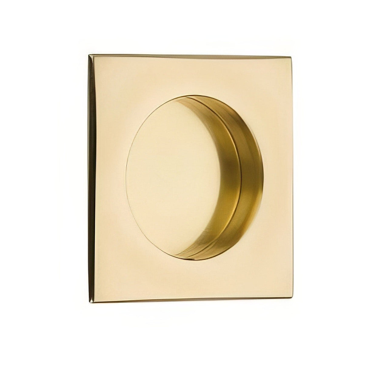 Emtek 2213US3NL unlacquered brass flush pull