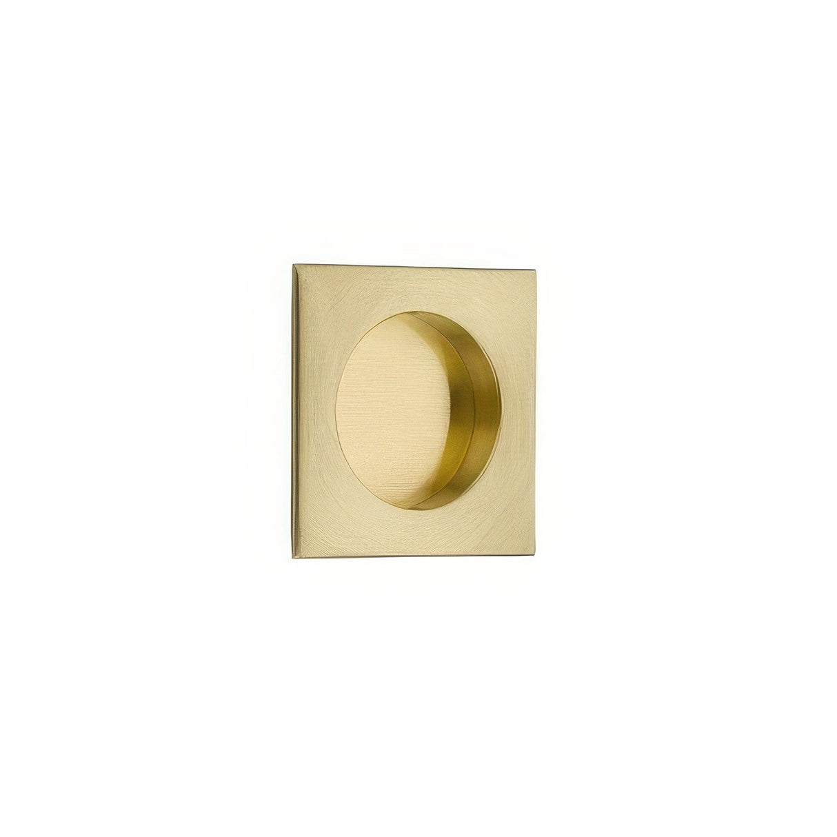 Emtek 2213US4 satin brass flush pull