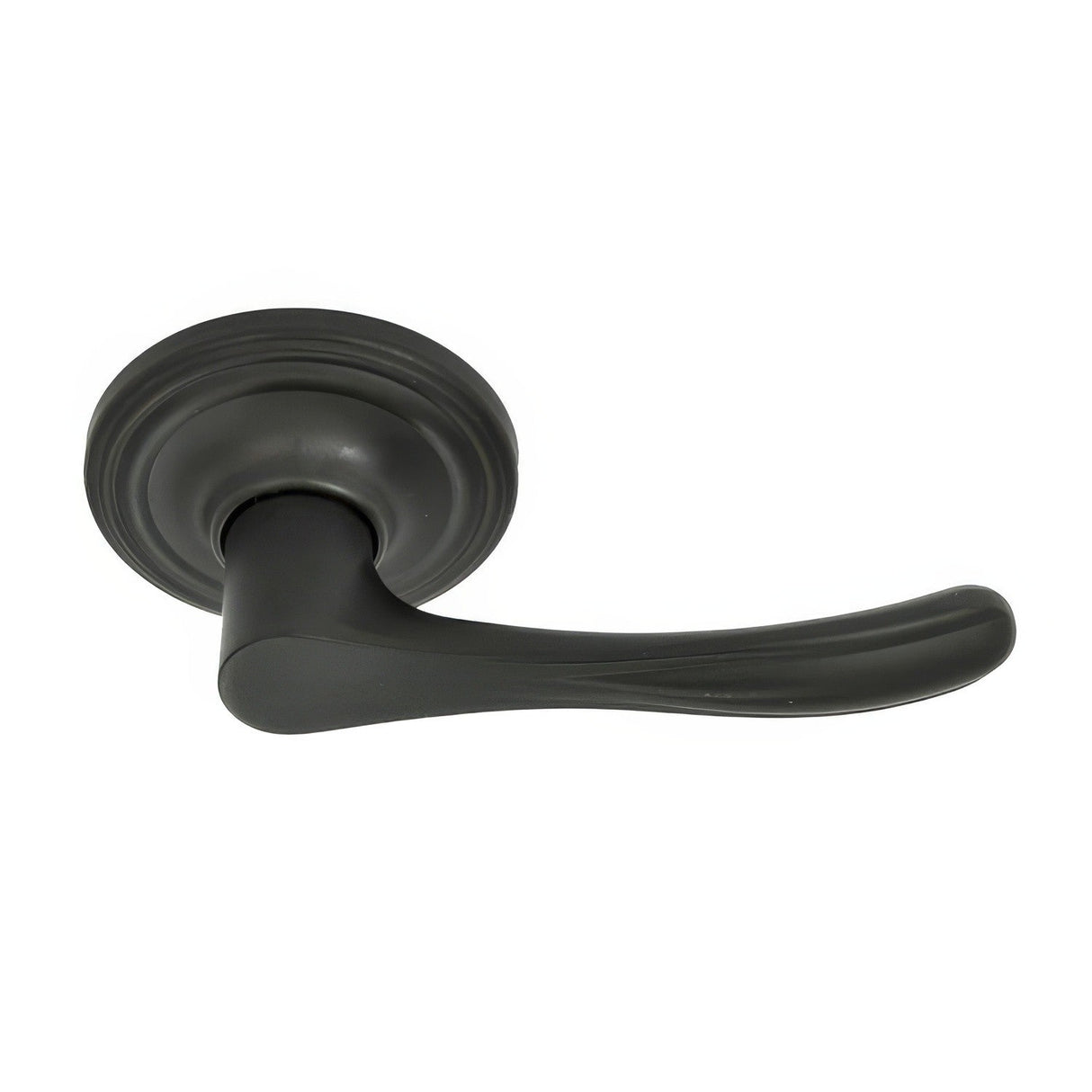 Better Home Products 22144BLK matte black passage door lever