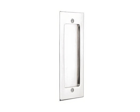 Emtek 2215US14 flush pull in satin nickel, additional view
