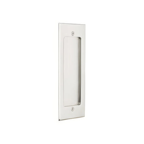 Emtek 2215US26 flush pull in polished brass, additional view