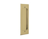 Emtek 2215US4 satin brass flush pull