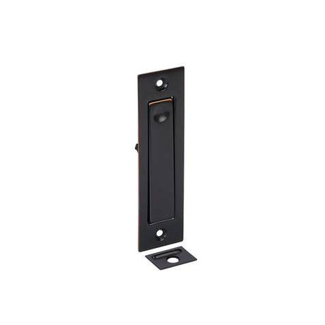 Emtek 1-1/4" x 4-5/8" Modern Rectangular Jamb Bolt in Oil Rubbed Bronze