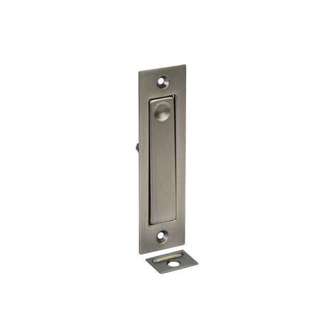 Emtek 1-1/4" x 4-5/8" Modern Rectangular Jamb Bolt in Pewter