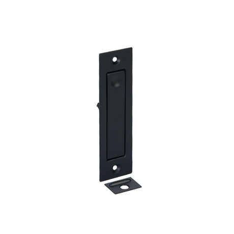 Emtek 1-1/4" x 4-5/8" Modern Rectangular Jamb Bolt in Flat Black