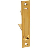 Emtek 2221US4 satin brass edge pull