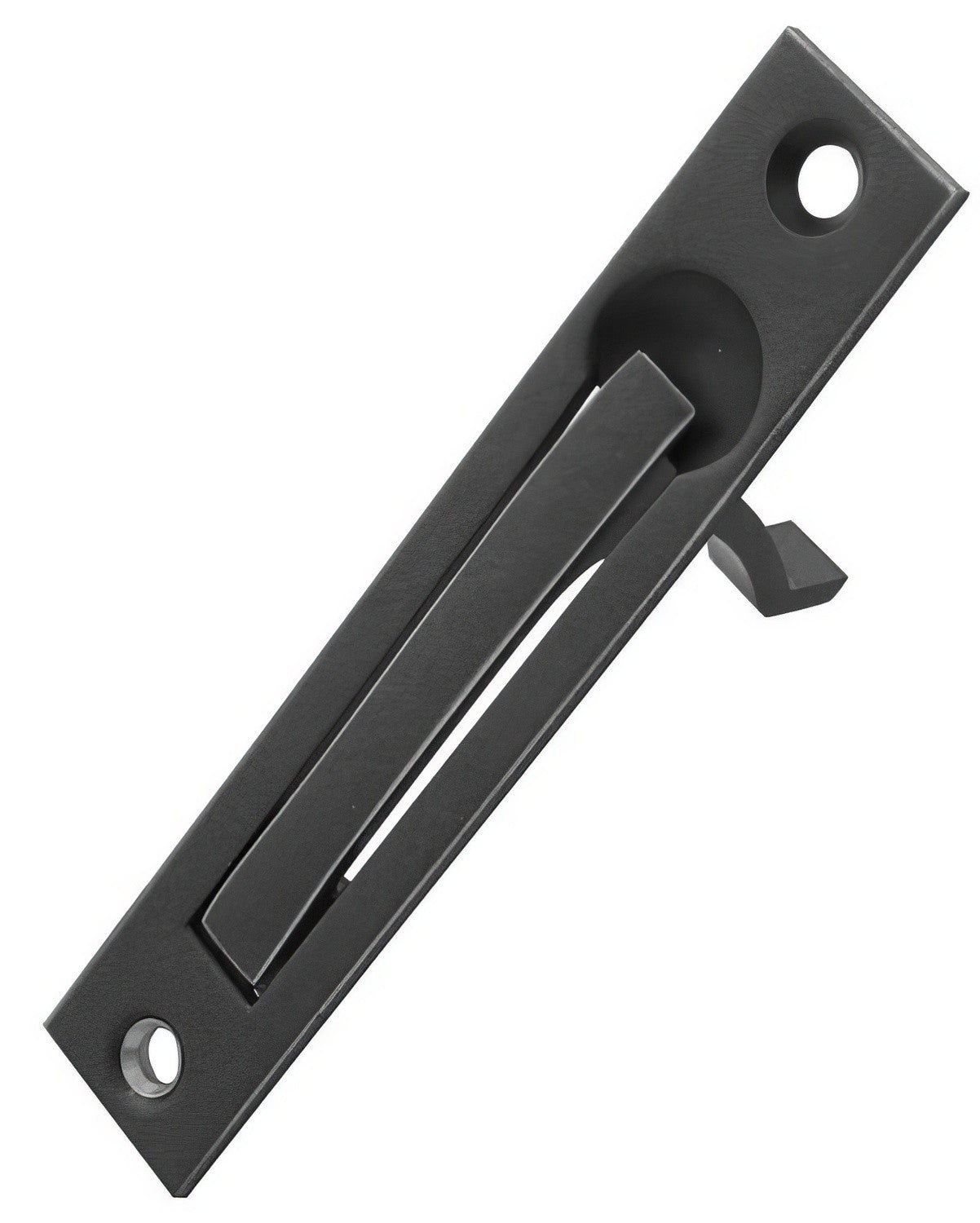 Emtek 2221US7 Brass Modern, Classic Brass, Sandcast Bronze, Wrought Steel edge pull, additional view