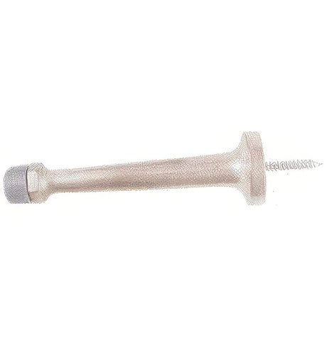 Emtek 2232US14 bright nickel baseboard door stop