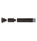 Emtek 2233US4 satin brass baseboard door stop
